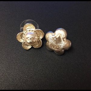 CHANEL Jewelry - Chanel camellia and pearl earrings CHANEL Jewelry - Chanel camellia and pearl earrings